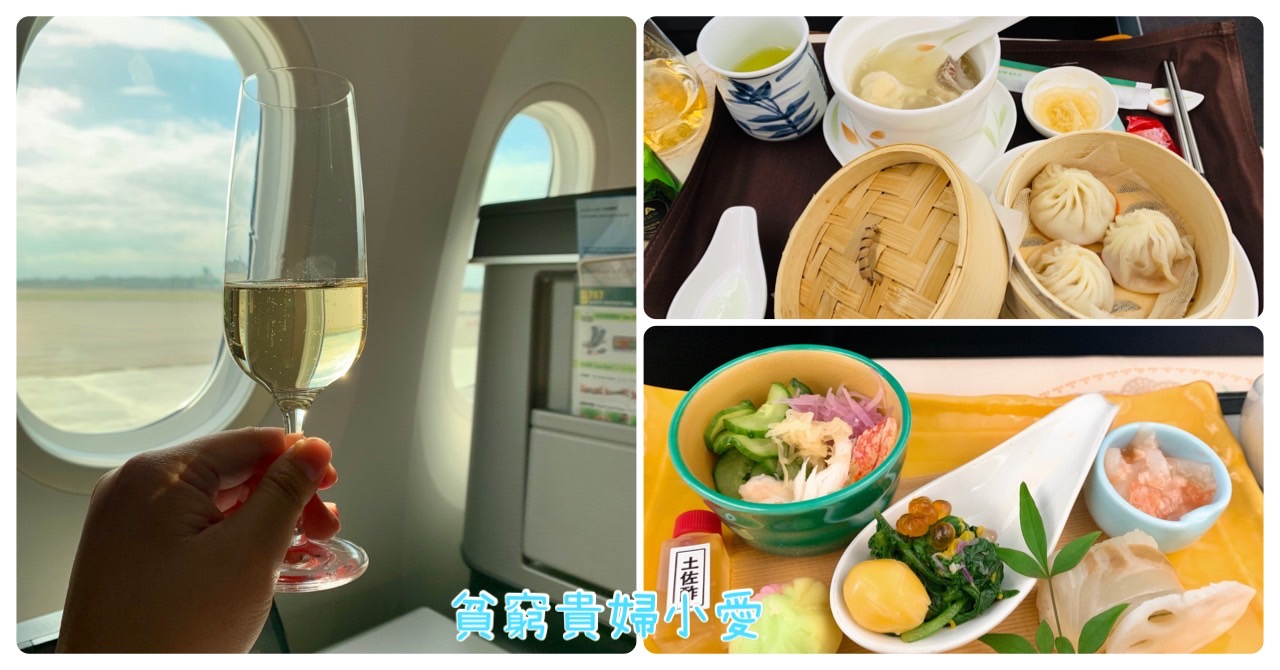 [長榮航空商務艙飛機餐-NRT東京成田機場]一萬英呎高空也能吃到鼎泰豐啦!! @貧窮貴婦小愛的吃喝玩樂育兒日記