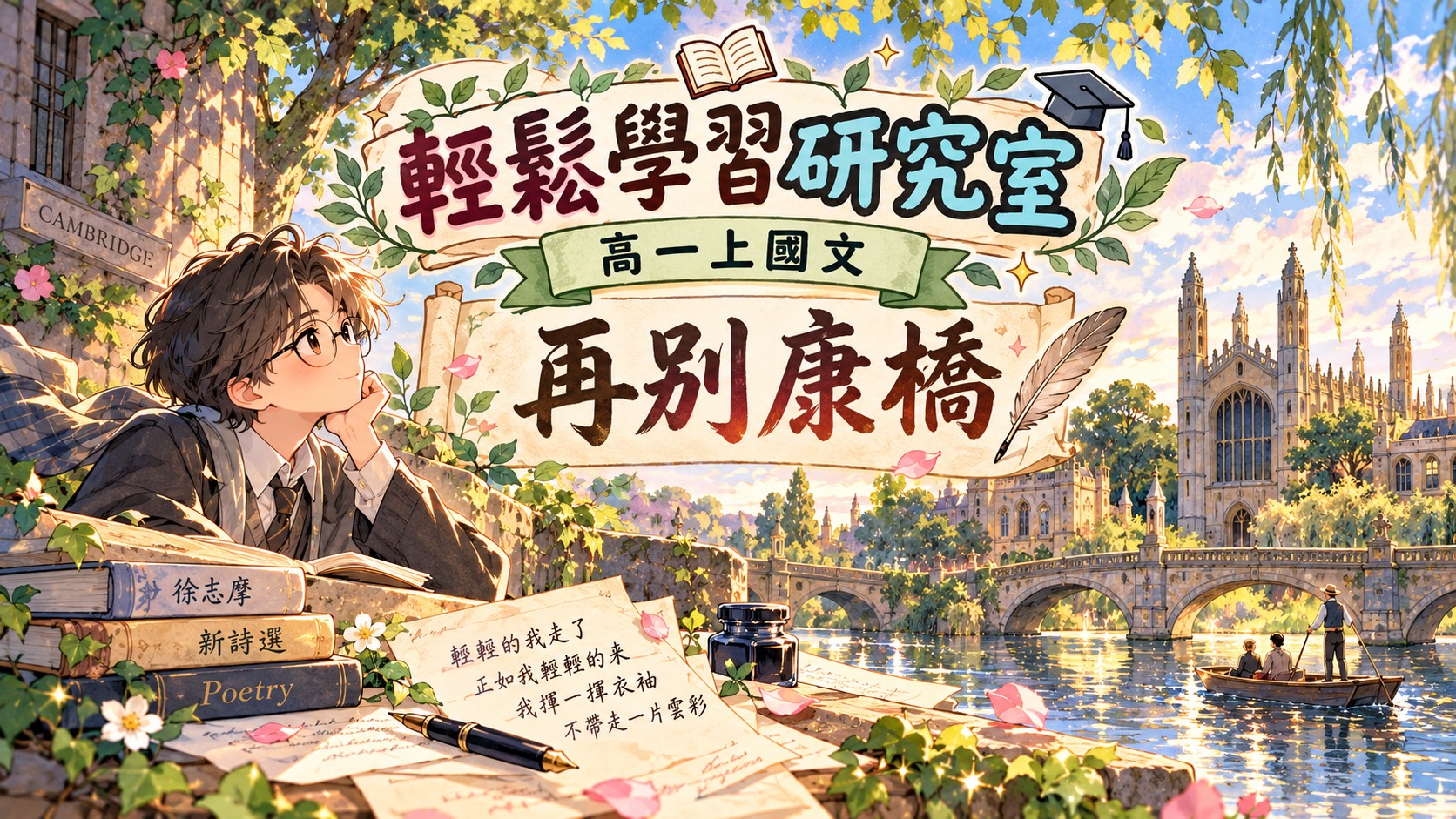 網站近期文章：高一上國文｜再別康橋｜為什麼「沉默」才是全詩最深的告別？(附影片)