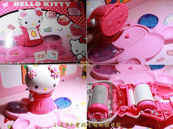 [小愛媽買の玩具分享]Hello Kitty貼鑽機 可愛又實用 @貧窮貴婦小愛的吃喝玩樂育兒日記